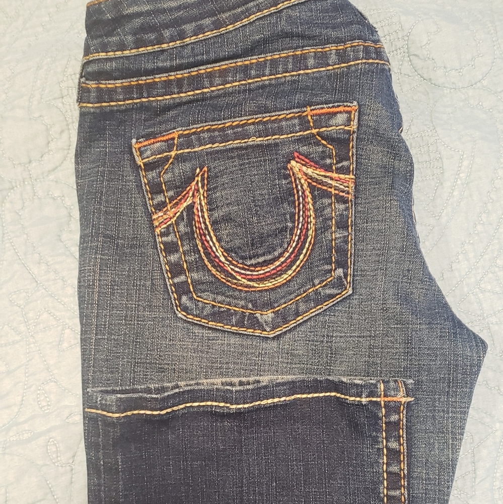 Women's True Religion Rainbow Gina Bootcut jeans
